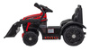 Traktor Spychacz G320 dla najmłodszych dzieci Czerwony + Ruchoma łyżka + Melodie + Klakson + Światła LED