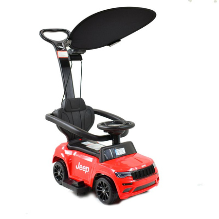 JEŹDZIK, PCHACZ, ODPYCHACZ, POJAZD NA AKUMULATOR- JEEP CHEROKEE,  DASZEK ,DŹWIĘKI/JQ606