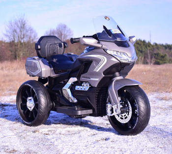 MEGA MOTOR  TURYSTYCZNY  NA AKUMULATOR , LAKIER, ŚWIATŁA/ HLW1688