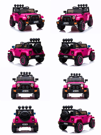 MEGA JEEP  FULLTIME, NAPĘD 4X4,  1X12V ,WOLNY START/ MIĘKKIE KOŁA,  FUNKCJA BUJANIAEXCLUSIVE/7588