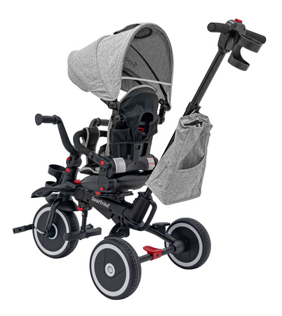 Rowerek Trzykołowy RIDER Szary SPORTRIKE