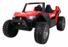 Buggy Clash na akumulator dla 2 dzieci Czerwony + Pilot + Napęd 4x4 + Regulacja siedzenia + Radio MP3 + LED