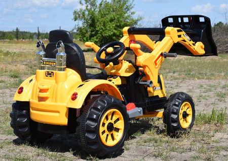 MOCNY TRAKTOR Z ŁYŻKĄ KINGDOM 12V  DWIE PRĘDKOŚCI/JS328A
