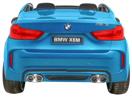 SUV BMW X6M XXL dla 2 dzieci Lakier Niebieski + Pilot