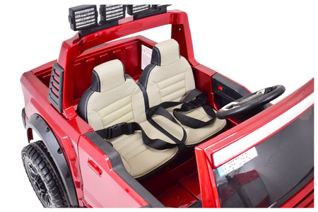 AUTO NA AKUMULATOR ORYGINALNY FORD SUPER DUTY 4X4,24V,LAKIER WALIZKA, PRZESUWANE SIEDZENIE/SX2088