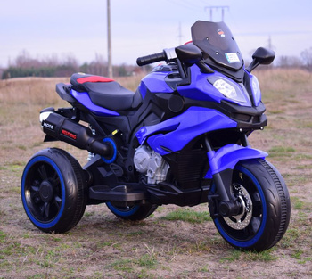 DUŻY MOTOR ŚCIGACZ  STRONG 2 EXCLUSIVE, ŚWIECĄCE KOŁA/HLX2018