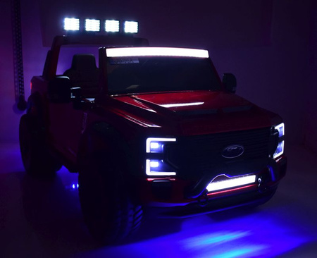 AUTO NA AKUMULATOR ORYGINALNY FORD SUPER DUTY 4X4,24V,LAKIER WALIZKA, PRZESUWANE SIEDZENIE/SX2088