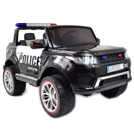 JEEP POLICJA 4X4 Z  AMORTYZATORAMI, PILOT,  REDUKTOR/ XMX-601-1