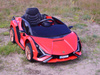 ORYGINALNE LAMBORGHINI SIAN, MIĘKKIE KOŁA, MIĘKKIE SIEDZENIE,  FUNKCJA BUJANIA - FULL OPCJA /QLS6388