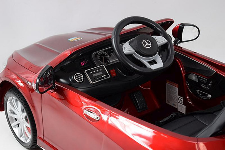 MERCEDES S63 AMG LICENCJA,LAKIER,  MIĘKKIE KOŁA EVA FULL OPCJA/HL169