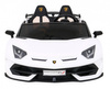 Lamborghini SVJ DRIFT dla 2 dzieci Biały + Funkcja driftu + Pilot