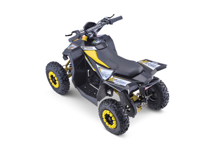 Quad HIPERFECT na akumulator Żółty 35km/h + Silnik 1000W + Koła pompowane + Regulacja siedzenia