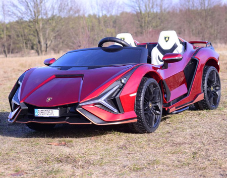 ORYGINALNE LAMBORGHINI SIAN NA AKUMULATOR,  WERSJA Z MIEJSCEM DLA RODZICA/QLS6988