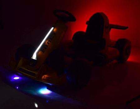 SZYBKI GOKART FANCY NA AKUMULATOR 12V, REGULOWANA  - ROZSUWANA RAMA,  SUPER ZABAWA\BDQ-8