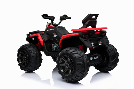 MEGA WIELKI QUAD MAVERICK  Z NAPĘDEM 4X4, AMORTYZATORY, MIĘKKIE KOŁA,/BBH3588