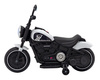 Motorek Chopper FASTER na akumulator dla dzieci Biały + Radio FM + Panel audio + LED