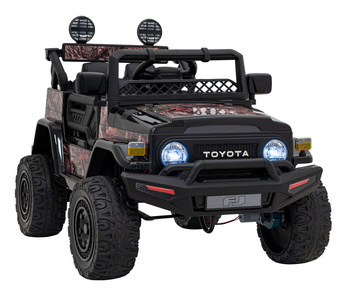 Toyota FJ Cruiser dla dzieci Czarna terenówka + Pilot