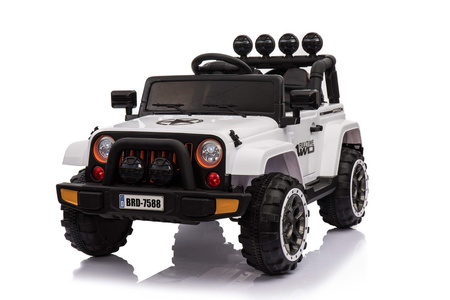 MEGA JEEP  FULLTIME, NAPĘD 4X4,  1X12V ,WOLNY START/ MIĘKKIE KOŁA,  FUNKCJA BUJANIAEXCLUSIVE/7588