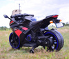 MEGA MOTOR ŚCIGACZ STRONG 2 EXCLUSIVE, ŚWIECĄCE KOŁA, GAZ W MANETCE, HAMULEC/DLS07