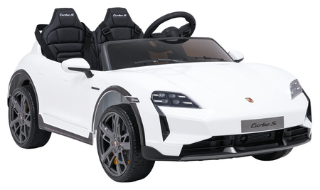 Pojazd Porsche Taycan Turbo S Biały