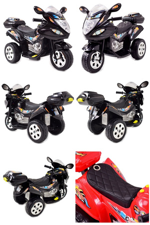 Motorek  dla maluszka, dźwięki, światła, miękkie siedzenie/LL1188