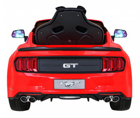 Autko Ford Mustang GT na akumulator dla dzieci Czerwony