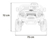 Pojazd Buggy 4-osobowy Champion Biały