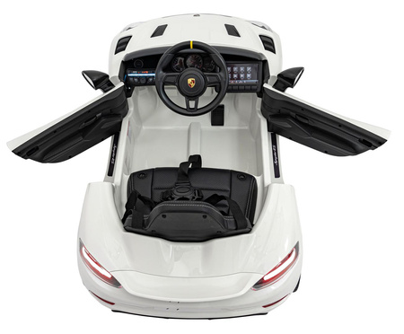 Pojazd Porsche Spyder RS 718 Biały sportowy samochód