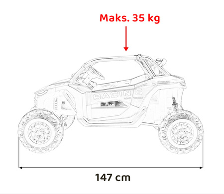 Pojazd RACING Road 2000 Różowy