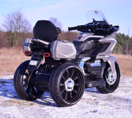 MEGA MOTOR  TURYSTYCZNY  NA AKUMULATOR , LAKIER, ŚWIATŁA/ HLW1688
