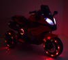 DUŻY MOTOR ŚCIGACZ  STRONG 2 EXCLUSIVE, ŚWIECĄCE KOŁA/HLX2018