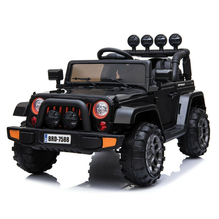 MEGA JEEP  FULLTIME, NAPĘD 4X4,  1X12V ,WOLNY START/ MIĘKKIE KOŁA,  EXCLUSIVE/7588