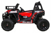 Buggy UTV Terenówka dla dzieci Czerwony + Pilot + Bagażnik + Wolny Start + EVA + MP3 LED
