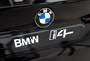 Autko BMW i4 na akumulator dla dzieci Czarny + Wolny Start + EVA + Ekoskóra + Audio LED + Pilot