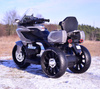 MEGA MOTOR  TURYSTYCZNY  NA AKUMULATOR , LAKIER, ŚWIATŁA/ HLW1688