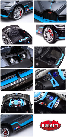 ORYGINALNE BUGATTI DIVO PEŁNA OPCJA, MIĘKKIE KOŁA, MIĘKKIE SIEDZENIE/HL338