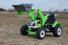 MOCNY TRAKTOR Z ŁYŻKĄ KINGDOM 12V  DWIE PRĘDKOŚCI/JS328A