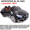 MERCEDES SL65 AMG PILOT, WOLNY START, WALIZKA DO AKUMULATORA ,  MP4 /XMX602