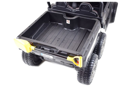 BUGGY 6 KOŁOWY DLA 2 DZIECI, ELEKTRYCZNA WYWROTKA, MIĘKKIE KOŁA, MIĘKKIE SIEDZENIE, 400 WAT/XMX623B