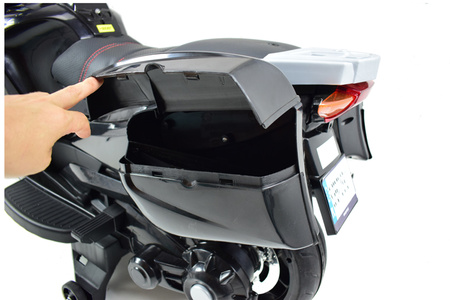 NAJWIĘKSZY SUPER SZYBKI MOTOR  ŚCIGACZ POLICYJNY 118, MIĘKKIE KOŁA, MIĘKKIE SIEDZENIE, GAZ W RĄCZCE, HAMULEC /HZB118