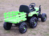 SUPER TRAKTOR FAST NA AKUMULATOR Z PRZYCZEPĄ, MIĘKKIE KOŁA, MIĘKKIE SIEDZENIE, PILOT/JC005