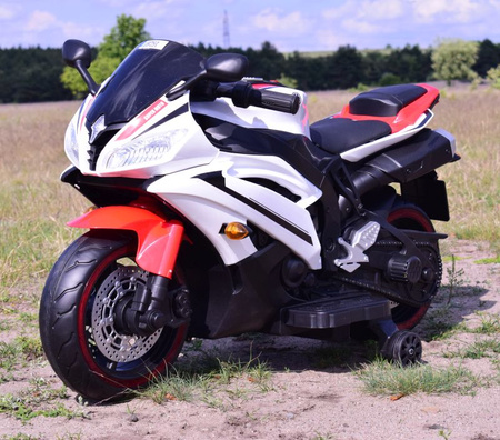 WIELKI MOTOR NA AKUMULATOR  -  GAZ W MANETCE, HAMULEC, ŚWIECĄCE KOŁA - SUPER JAKOSĆ/SD-R6