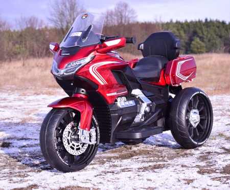 MEGA MOTOR  TURYSTYCZNY  NA AKUMULATOR  LAKIER, ŚWIATŁA/ HLW1688