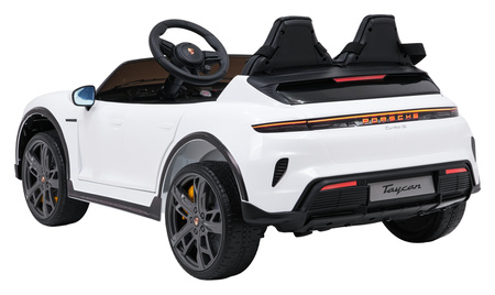 Pojazd Porsche Taycan Turbo S Biały
