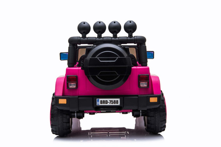 MEGA JEEP  FULLTIME, NAPĘD 4X4,  1X12V ,WOLNY START/ MIĘKKIE KOŁA,  FUNKCJA BUJANIAEXCLUSIVE/7588