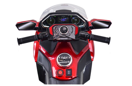 MEGA MOTOR  TURYSTYCZNY  NA AKUMULATOR  LAKIER, ŚWIATŁA/ HLW1688