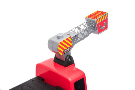 JEŹDZIK NA AKUMULATOR STRAŻ POŻARNA Z DRABINĄ I BAŃKAMI/GTS-6688-B