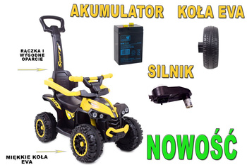 QUAD NA AKUMULATOR, JEŹDZIK, ODPYCHACZ, PCHACZ -  POJAZD WIELOFUNKCYJNY /921A