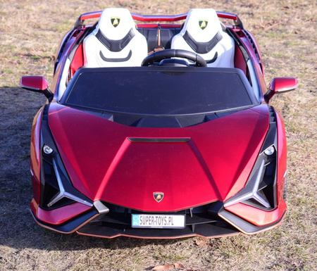 ORYGINALNE LAMBORGHINI SIAN NA AKUMULATOR,  WERSJA Z MIEJSCEM DLA RODZICA/QLS6988