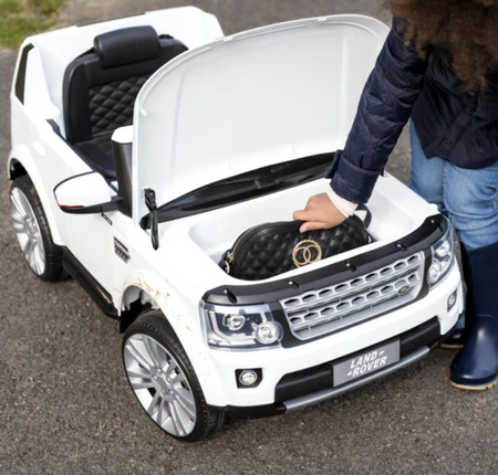 Land Rover Discovery Autko elektryczne dla dzieci Biały SUV + Pilot